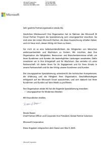 Microsoft Solutions Partner – Modern Work