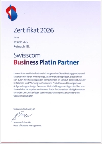 Swisscom Business Platin Partner